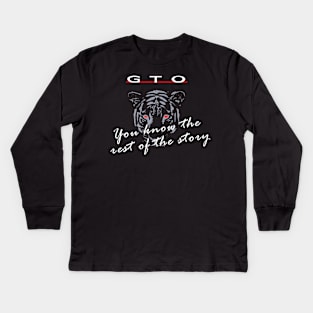 The Rest of the Story - Front and Back Design Kids Long Sleeve T-Shirt